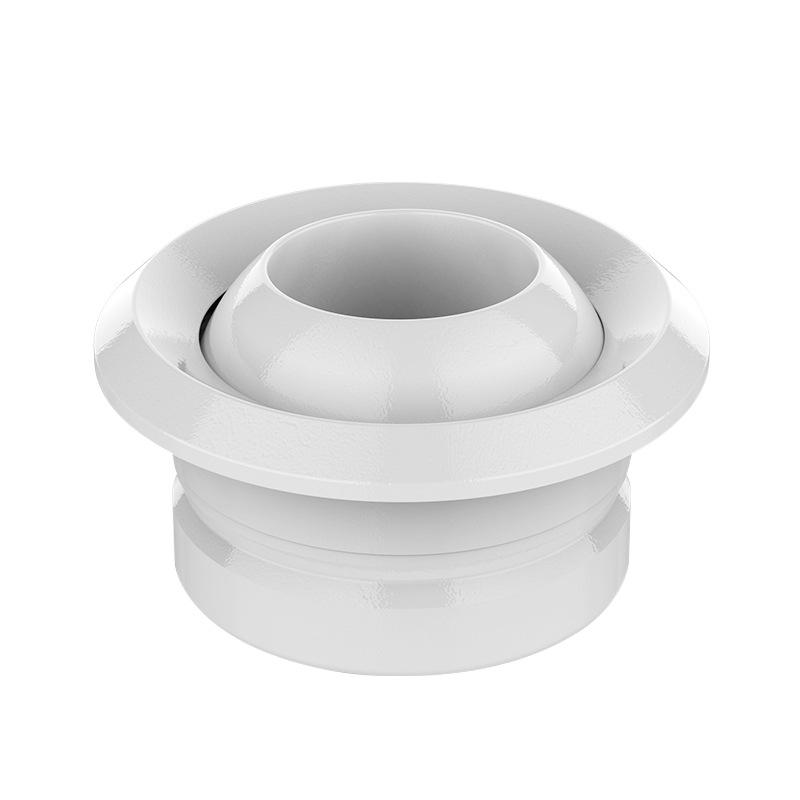 Circular Jet Spherical Nozzle Air Vent Central Ventilation Adjustable Remote Jet Fresh Outlet Valve for Ventilating Device
