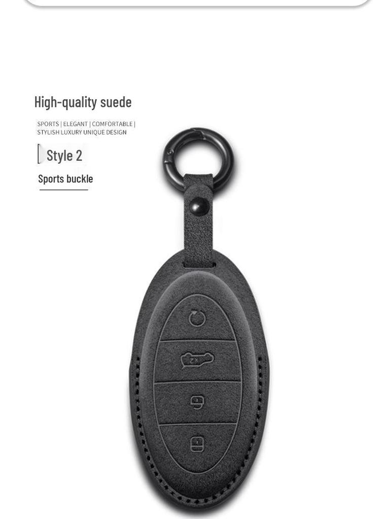 Faux Fur Key Covers & Buckles for BYD U7/U8/U9 - Interior Accessories Modification