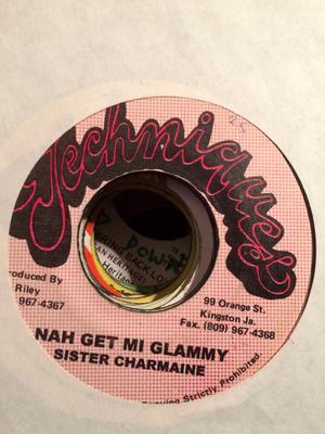 7inch Record SISTER CHARMAINE - Nah Get Mi Glammy NONE Techniques Japan Reggae, Ska & Dub Used