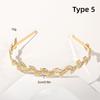 Korean Style Bridal Headpiece Comfort Fit Headwear Retro Hair Crown  Wedding Party