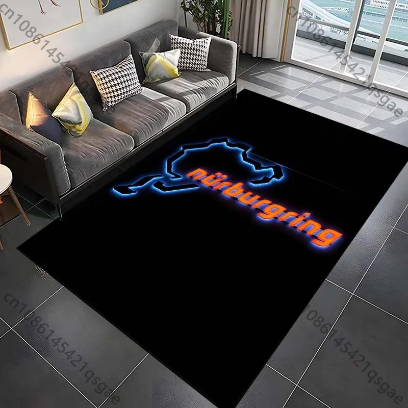 Nürburgring F1 Track Rug Bedroom & Living Room Carpet, Creative Door Mat & Home Decor Area Rug
