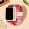 Für Samsung Galaxy Fit 3 Verstellbares Mode Magnetisches Sport Geflochtenes Ersatz-Uhrenarmband Smart Zubehör