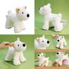 Plush West Highland Terrier Dog Toy With Super Soft Short Pile For Kids And Collectors