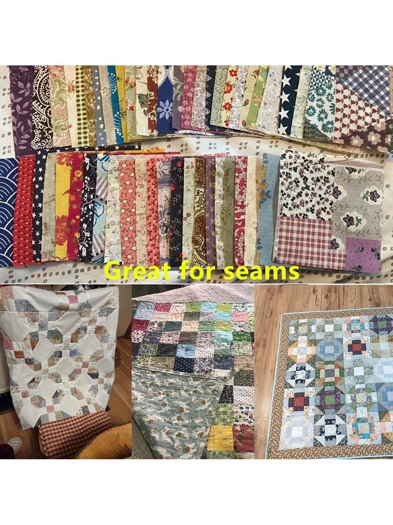 50 Sztuk Vintage Ciemny 3,91" Patchwork Idealny do szycia DIY, rękodzieła i odzieży, scrapbookingu, idealny prezent noworoczny lub Wal