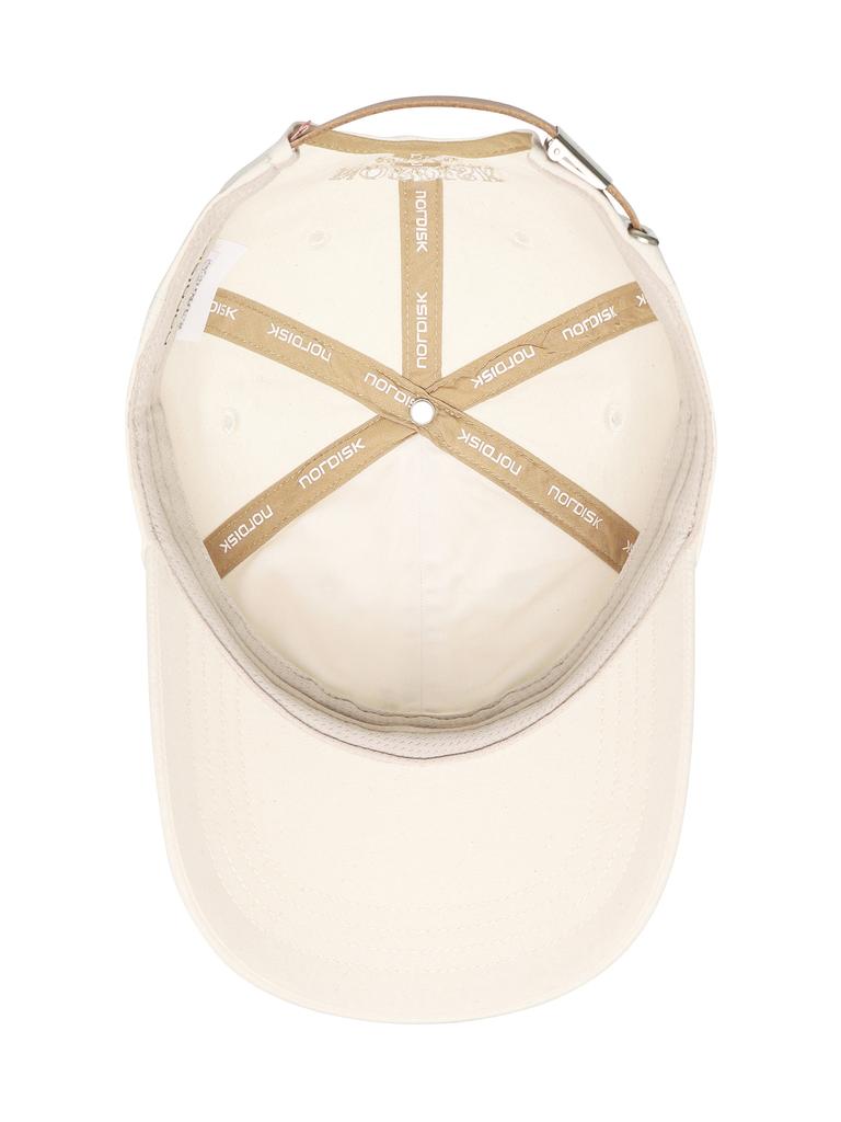 NORDISK [Signature] Polar Bear Logo Cotton Ball Cap_Off White
