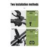 1 Pair  Bicycle Rear View Mirror Bike Cycling Clear Wide Range Back Sight Rearview Reflector Rotate 360 ° Adjustable Handlebar
