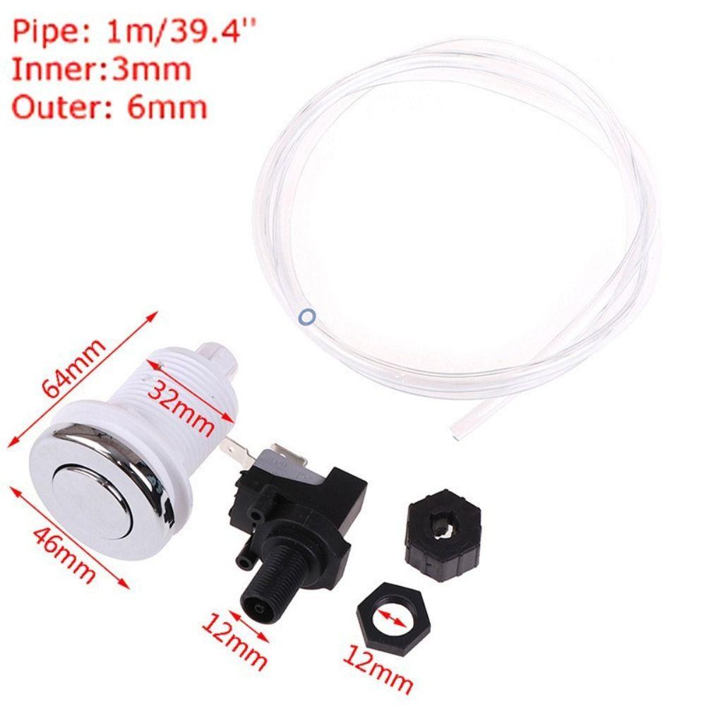 125-250V 16A Air Pressure Switch Replacement Universal Garbage Disposal Air Switch Multi-functional Spa Waste Push Button Home