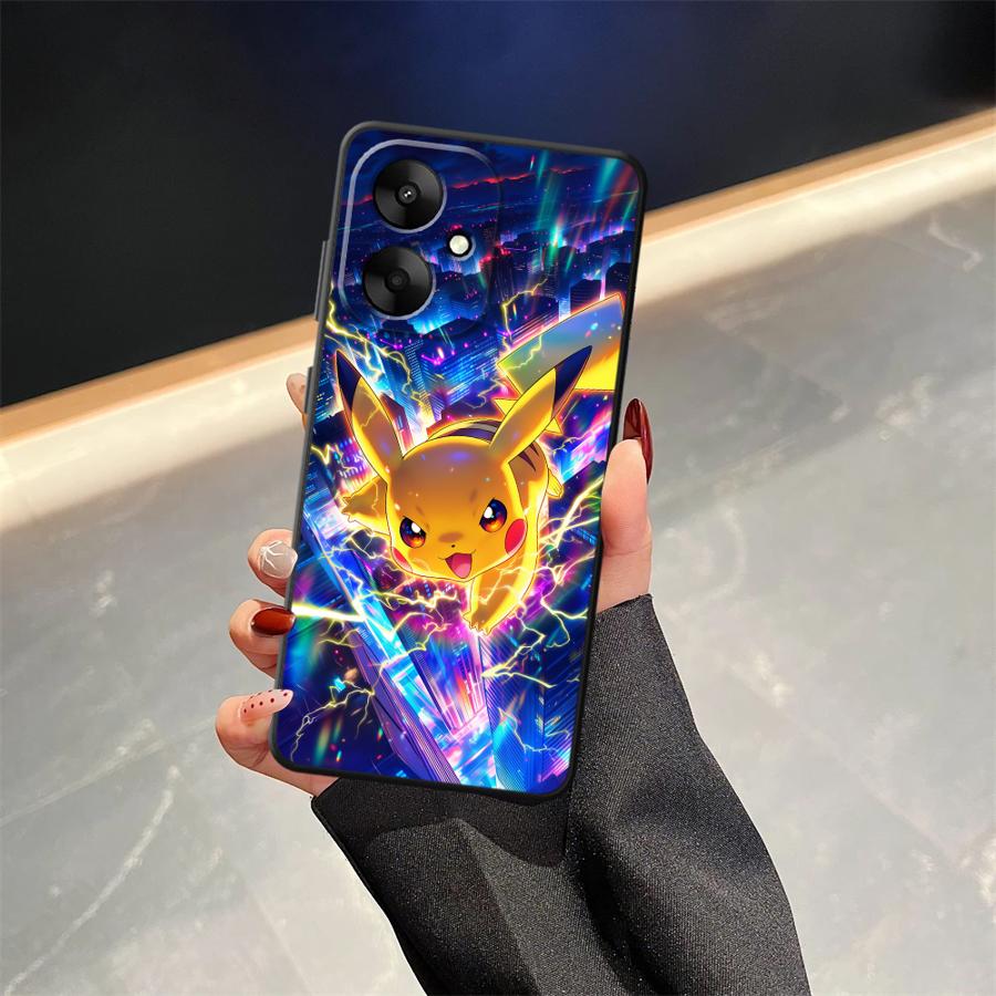 Funda Phone Cover Case for Xiaomi Redmi 14C A1 A2 Plus 12C 9 A3 10 K40 K80 Pro A5 A4 13C Cute Pikachu Pokemon