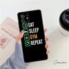 Gym Fitness Bodybuilding phone case For Samsung Galaxy S24 S25 S23 S22 Ultra Note 10 20 Plus S20 S21 FE Cover
