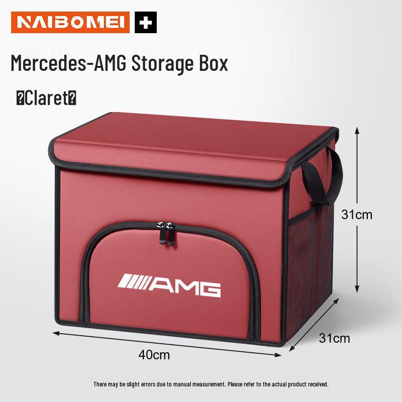 Compatible Storage Box for Mercedes-AMG Vito, SL-Class, CL-Class, V-Class, EQS, EQC Car Trunk.