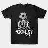 Heren Zwart Print T-shirt Grappig Voetbal Ontwerp, Doelpunten Scoren Voor Spelers En Coaches Ontwerp Geen-Knippen Transferpapier Print Katoenen T-shirt