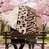 1PC Leopard Print Tiger Print Umbrella-8-Rib Reinforced, Automatic Open, Lightweight & Durable, Cute Fashion Accessory for Outdoor-T376
