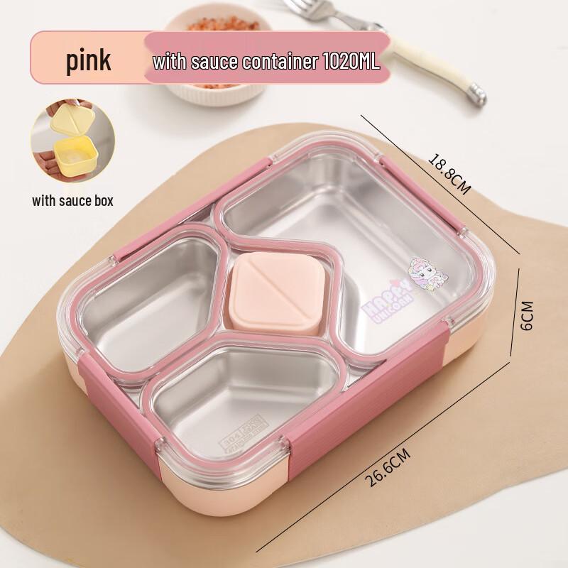 Abay Portable Sealed Divided Lunch Box