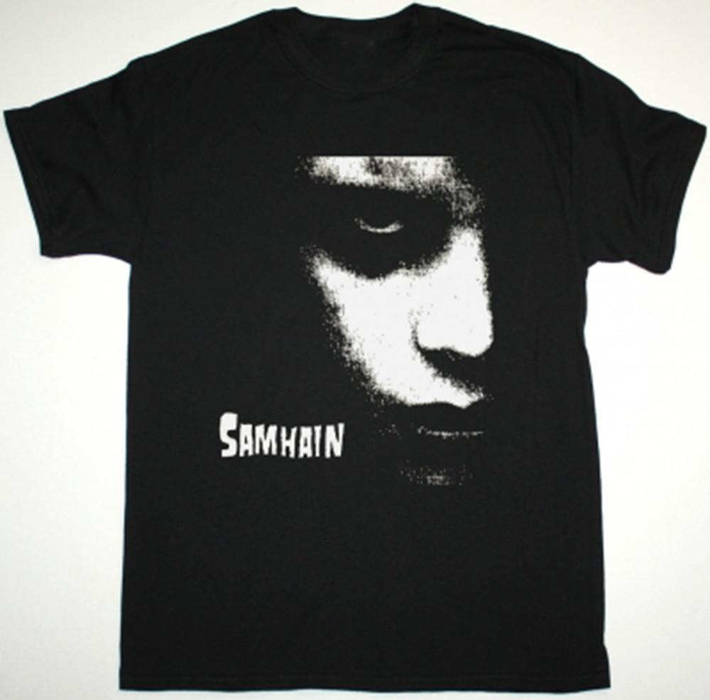 Samhain Band Футболка среднего размера S M L 234XL Черный Хлопок NL1295 Унисекс Футболка XXXXL