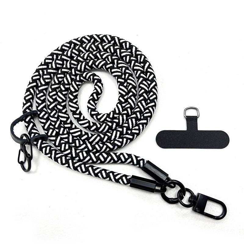 8MM Diameter Outdoor Mobile Phone Hanging Rope Crossbody Backable Neck Strap Durable Phone Case Lanyard Climb Mountain Anti-lost