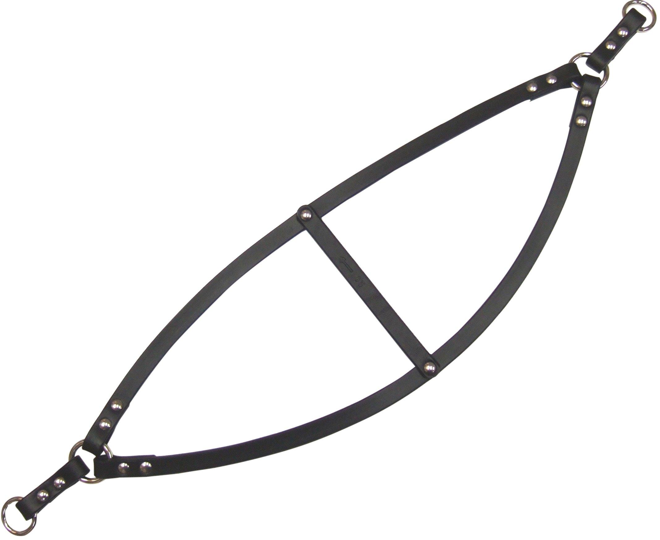 

ONS German Tanned Lightweight Harness #40 Black (Small Dog) [Harness]