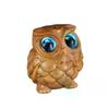 Mini Wood Carving Owl, Green Sandalwood Ornaments, Lovely Creative DIY Pendant, Table Decoration, Children's Commemorative Gifts
