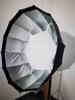 120CM Quick-Release Parabolic Softbox with Bowens Mount and Portable Honeycomb Grid Diffuser.