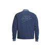 Nike Embroidered Logo Zip-Up Baseball Collar Long Sleeve Flight Jacket Men Jackets Midnight-Navy FD0952-451