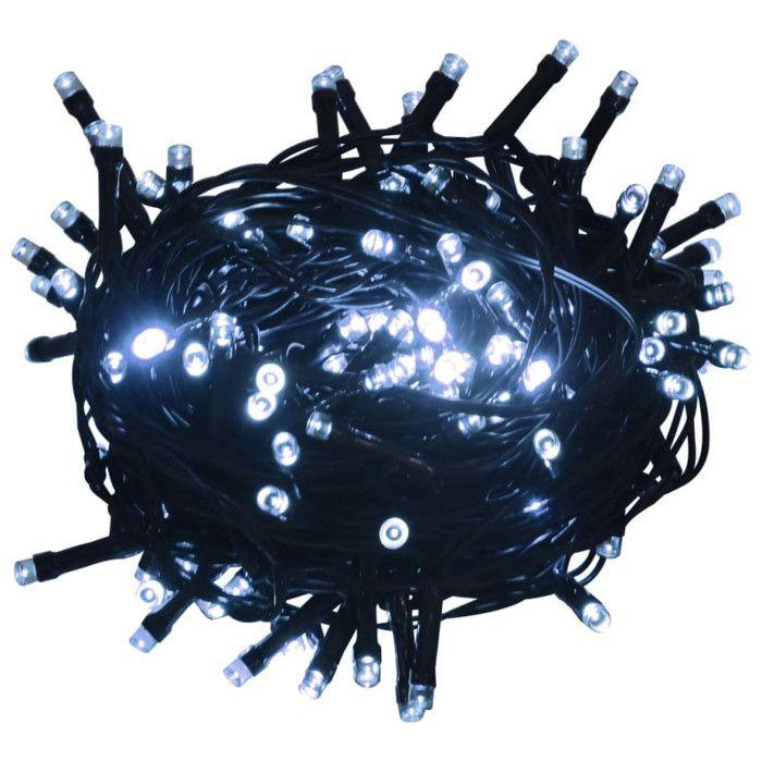 VidaXL Guirlande Lumineuse Eclairage Lumière de Décoration Sapin de Noël Fête Salon Chambre Escalier 2000 LED Intérieur/ex. 51299