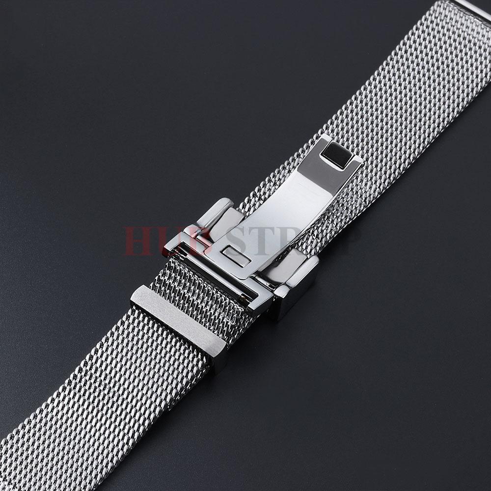 Milanese Mesh Stainless Steel Watchband Bracelet 20 22mm for IWC Pilot's Portuguese PORTOFINO Replacement Strap Watch Accessory