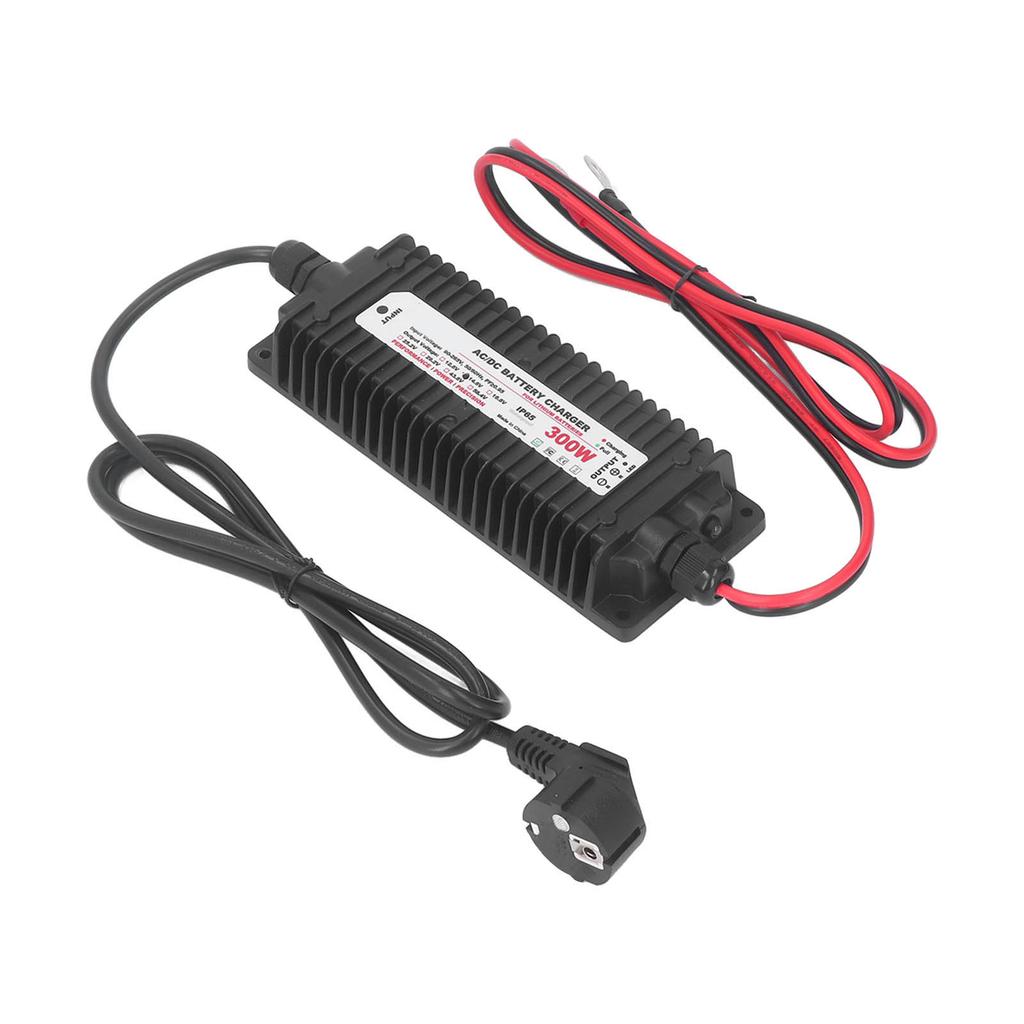 12V 14.6V 20A AC DC Waterproof Lithium Battery Charger Aluminum Alloy Battery Charger for Lifepo4  Input