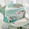 Macaron Color Pencil Case Pen Bag Dual Layer Front Open Pocket Storage Pouch for Stationery School