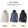 Jeep Men's 3-in-1 Windproof Waterproof Fleece Lined Hooded Outdoor Jacket