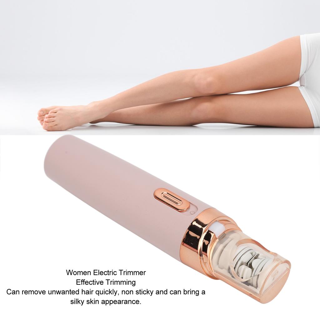 Women Electric Trimmer Portable USB Rechargeable Grooming Women Hair Clipper for Home Travel