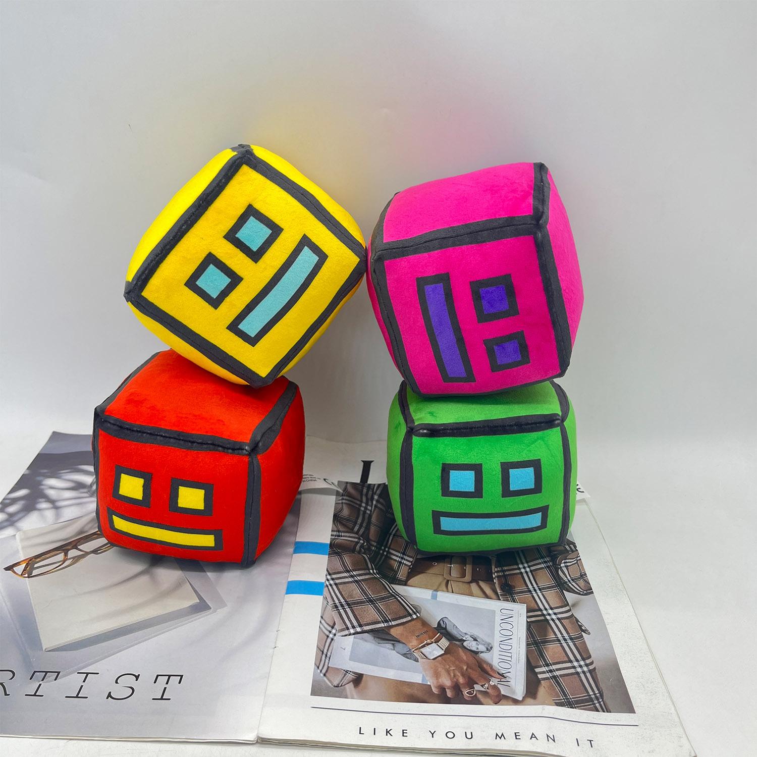 

New Geometry Dash Plush Geometry Sprint Game Plush Toy Doll