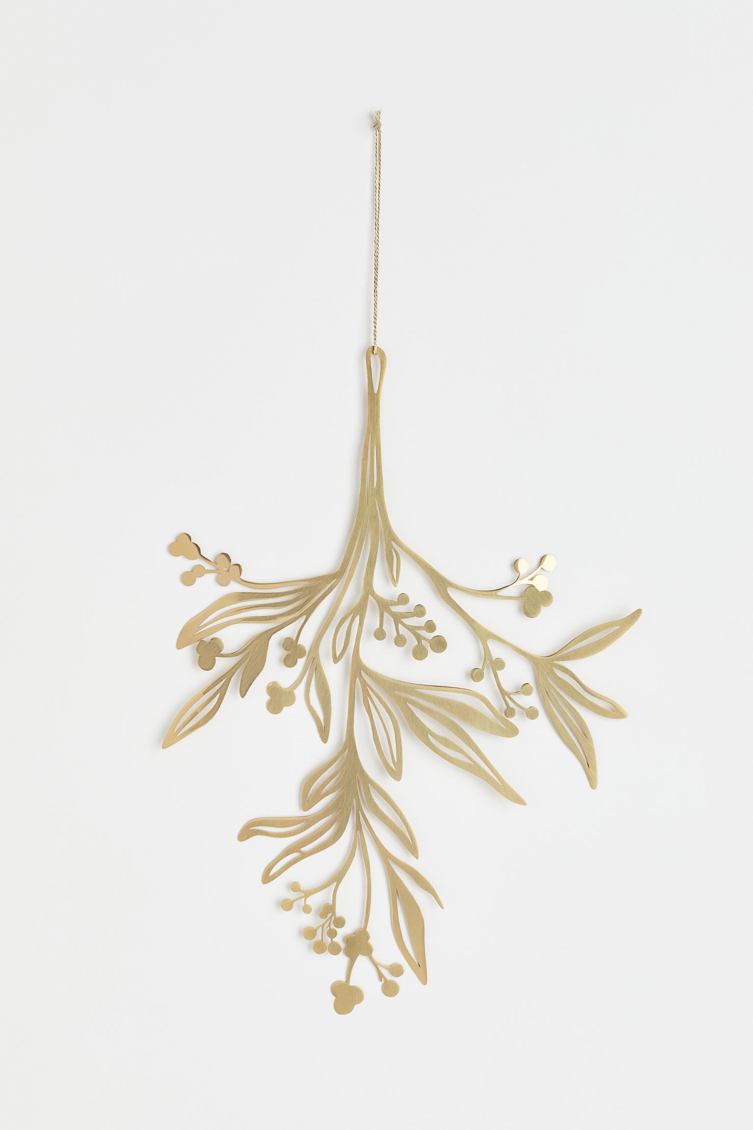 

Metal mistletoe ornament