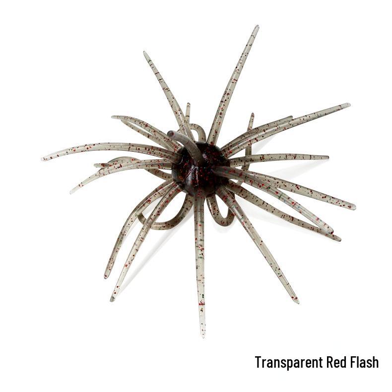 Cross-border Imitation Sea Urchin Soft Bait for Fishing - Floating Black Pit Worm Balls