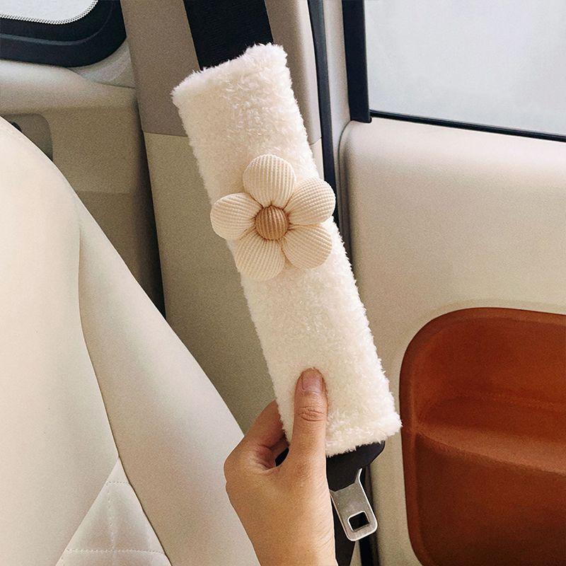 1Pc Car Styling Seat Belt Cover Shoulder Strap Harness Cushion Cartoon Bear Car Seatbelt Shoulder Pad Protector