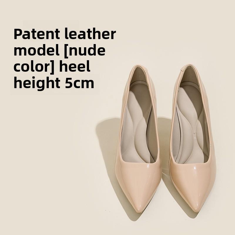 Comfortable French Nude High Heels, Elegant Stiletto Heels, New Autumn/winter Style, Soft Sole