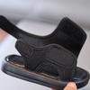Kids' Solid Soft-Sole Beach Sandals – Summer Mesh Sandals for Boys and Girls, Solid Color Comfort Casual Footwear