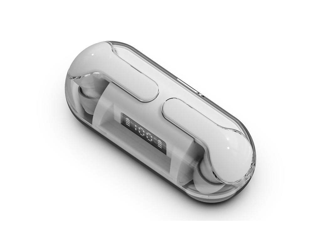 Transparent A06 Wireless Earbuds F80 Mini, TWS Sports Bluetooth Earbuds F20 with Digital Display