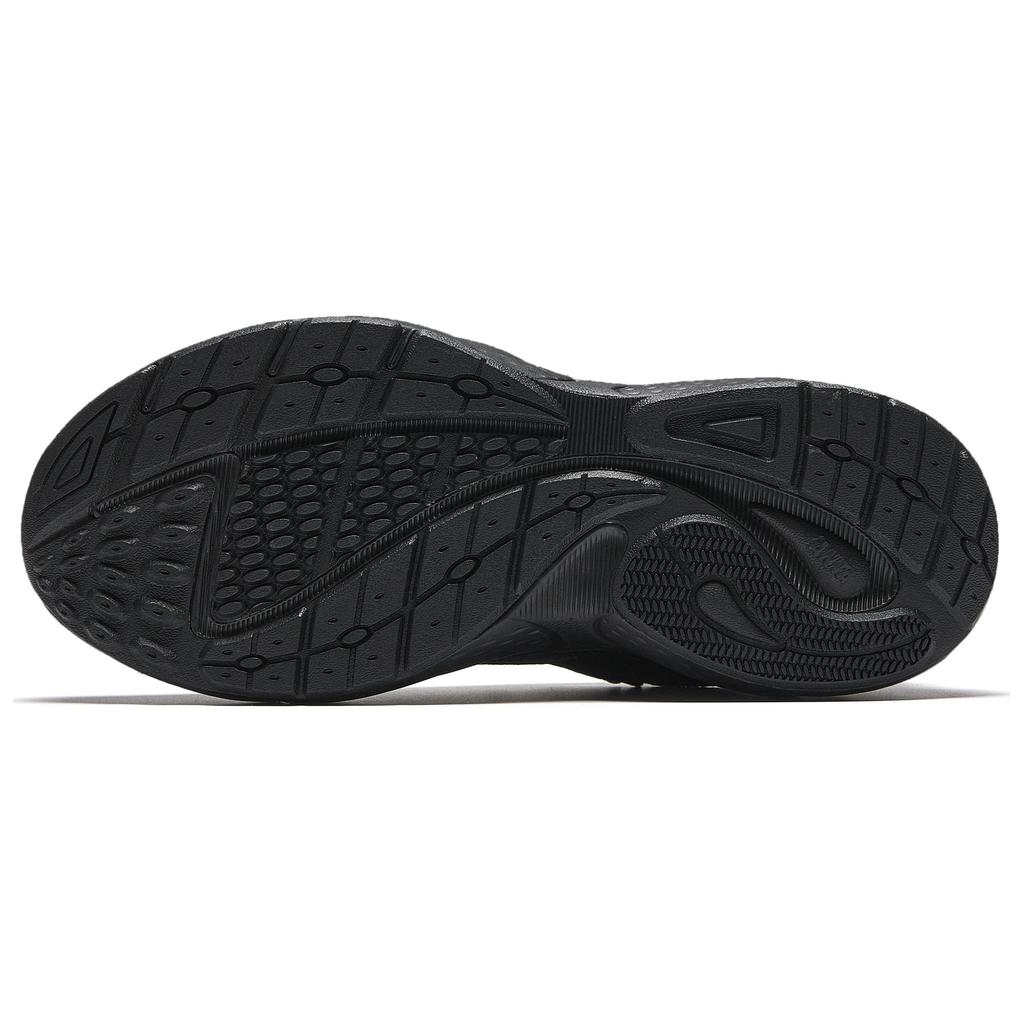 New Anta Stars Anti Slip And Wear Resistant Breathable Low Top Chunky Sneakers Women's Black Gray 922518806-5