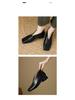 2025 High-End Soft Leather Irregular High Heels