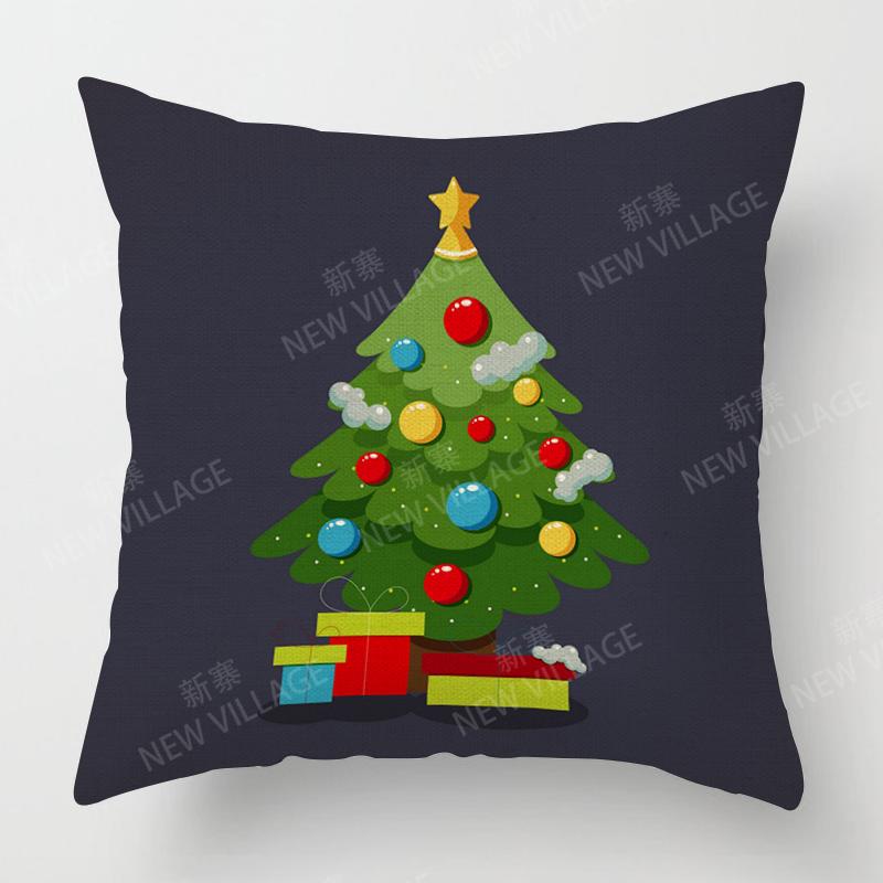 Decorative Cushion Home Living Room Decor Throw Pillow Cover xcm xcm xcm xcm plant winter Merry Christmas