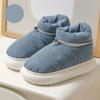 Woman Boots Thick Bottom Waterproof Warm Plush Female Cotton Shoes  Winter fur Leisure Chunky Round Toe Women Snow Boot