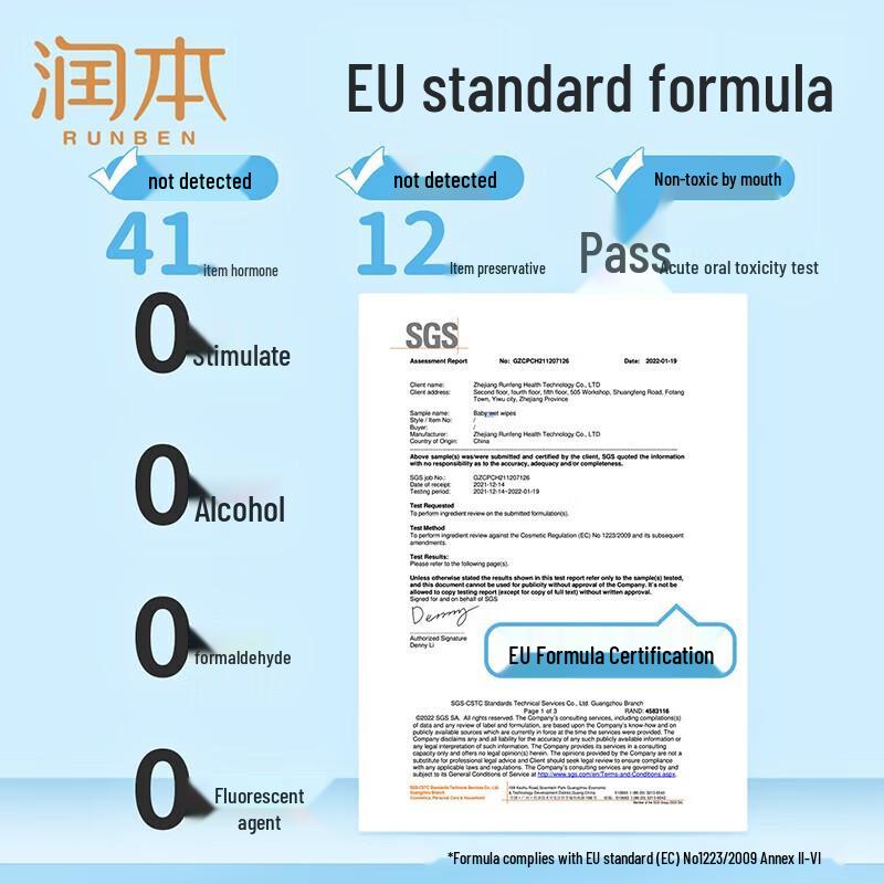 Runben Baby Hand and Mouth Wipes