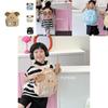Fun And Playful Starry Design Dog Pattern Backpack For Boys And Girls In School