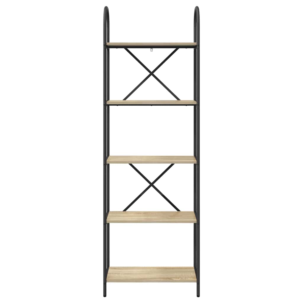 Bookshelf Sonoma Oak 60 x 30 x 183 cm Particleboard