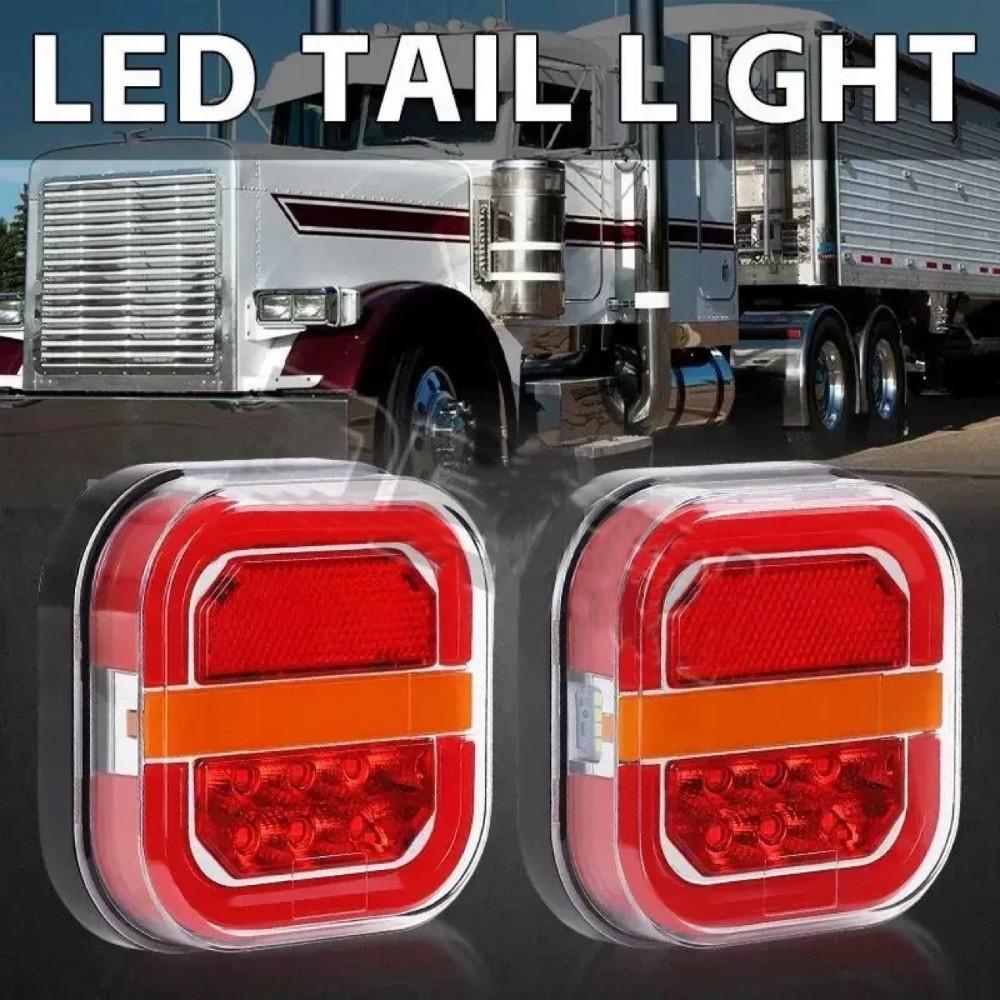 Square Wireless Trailer Lights Waterproof LED Trailers Rear Lights  Car Accessories