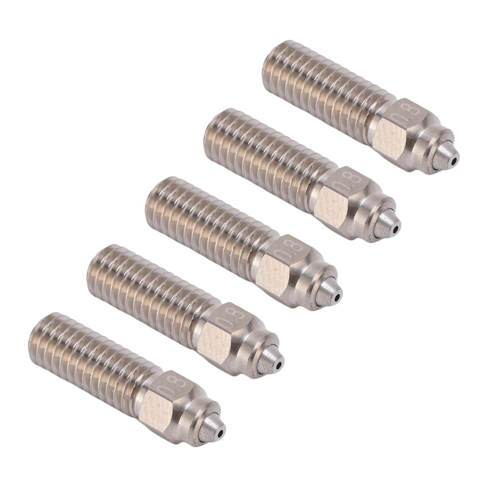 

5 шт. Биметаллические сопла для 3D-принтера MY Замена для Creality K1 K1 MAX CuCrZr Закаленная сталь Поддержка