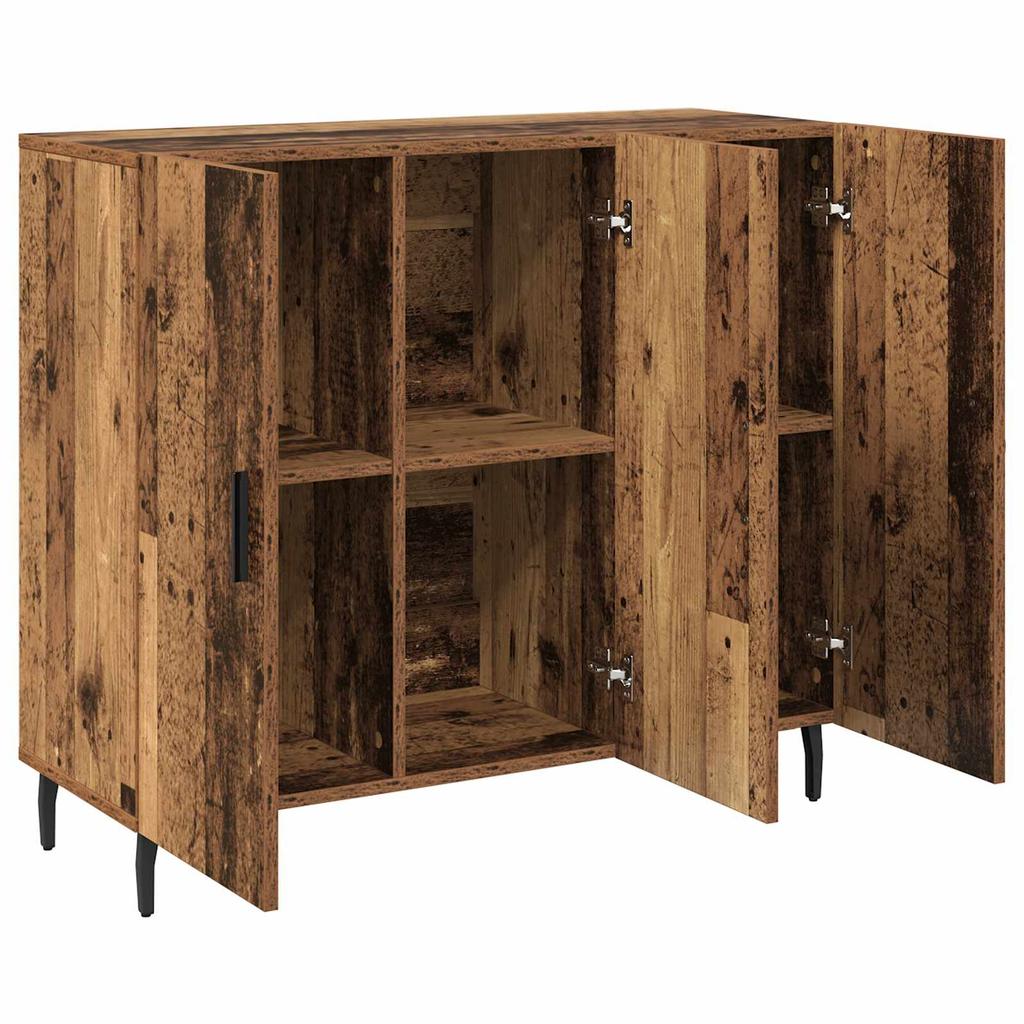 Sideboard Reclaimed Wood 90 x 34 x 80 cm Engineered Wood