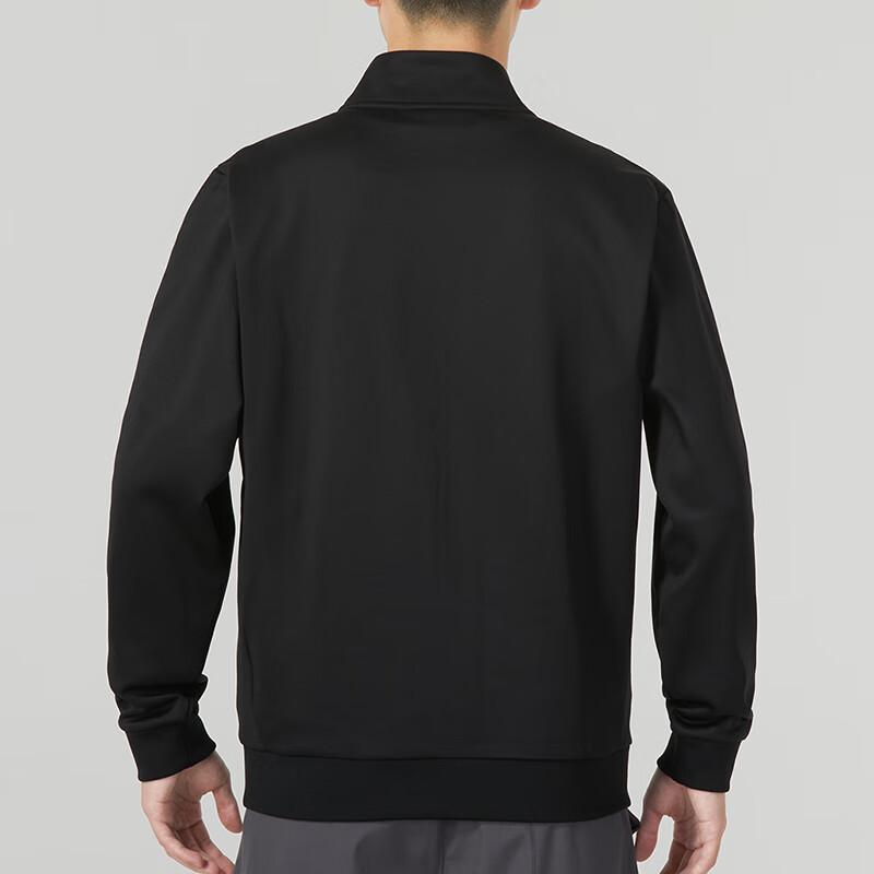 Under Armour Knitted Breathable Stand Collar Sports Quick Dry Jacket Men Jacket Black 23600305-001