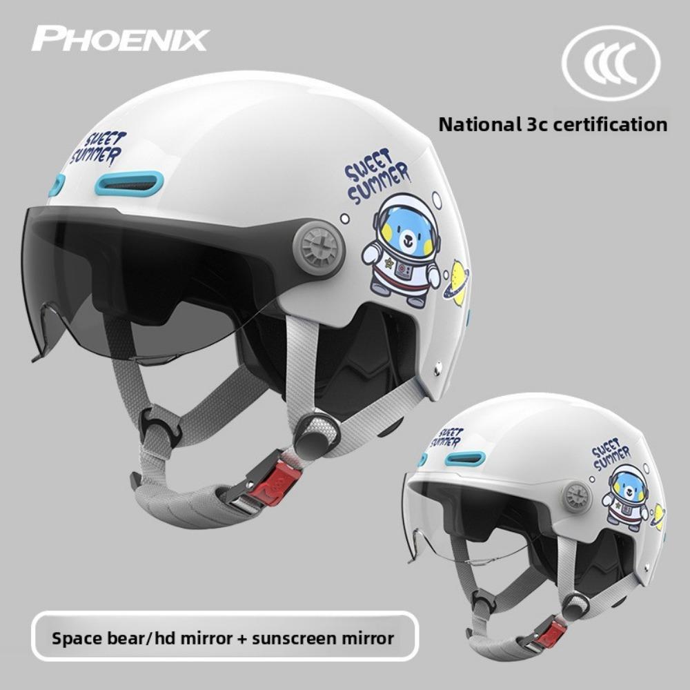 Children's Electric Car Helmet Motorcycle Helmet Cartoon Half Helmet Summer Helmet Four Seasons Helmet
