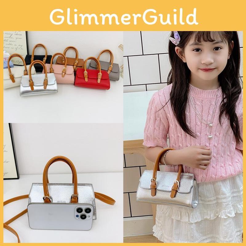 Stylish Handbag Girl Kids Mini Shoulder Bag Shopping Purse With Style Simple