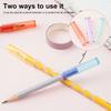 30Pcs/Set Pencil Cover Assorted Colors Clear Vent Hole Heavy Duty Mini Protective Plastic Kids Wooden Pencil Extender School Supplies